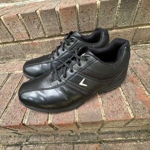 Callaway Golf Shoes Leather Black Lace Up Mens‎ Size 10.5